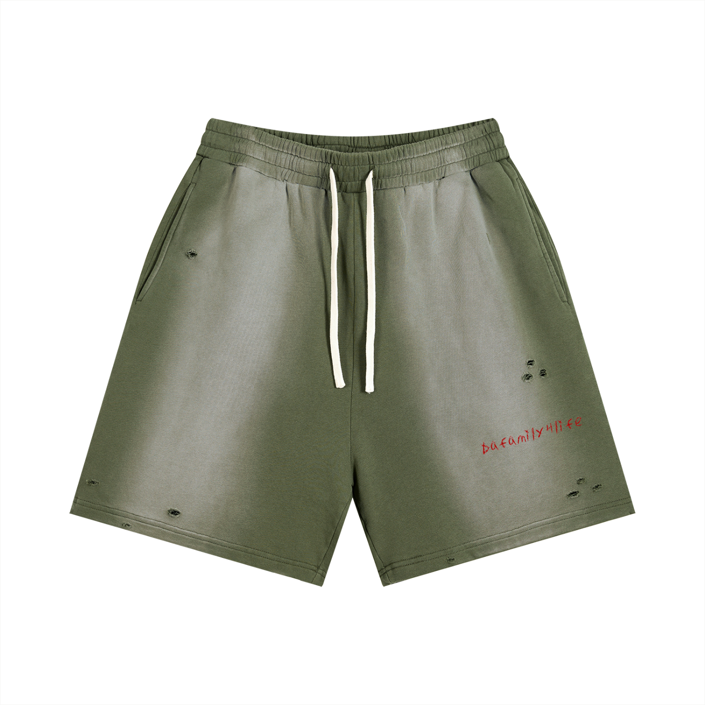 Sun Fade Distressed Shorts